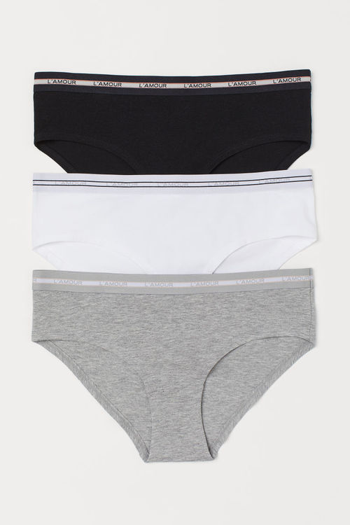 H & M - 3-pack cotton hipster...