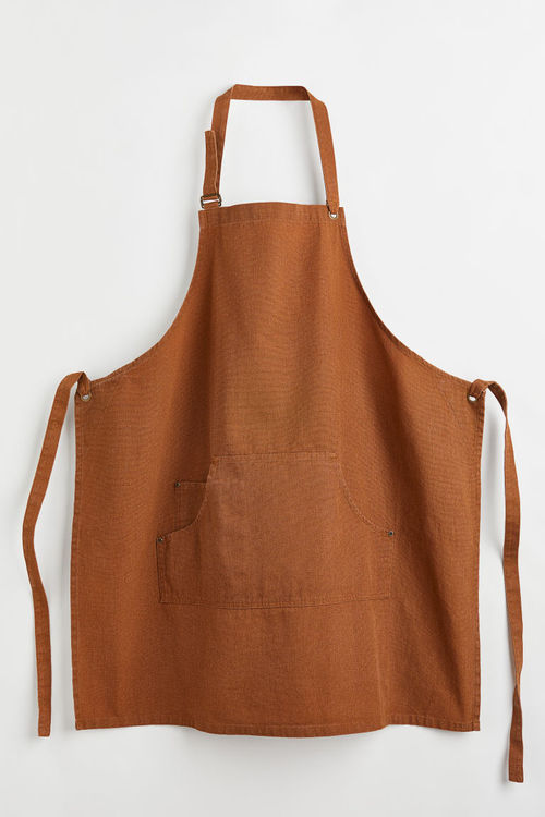 H & M - Cotton apron - Yellow