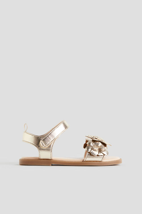 H & M - Appliquéd sandals -...