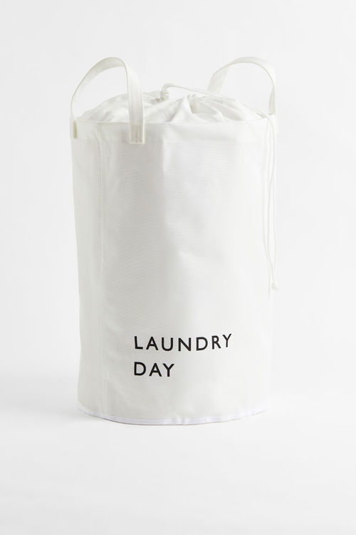 H & M - Printed laundry bag -...