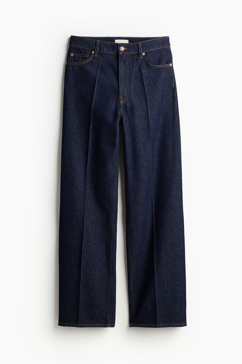 H & M - Crease-leg denim...