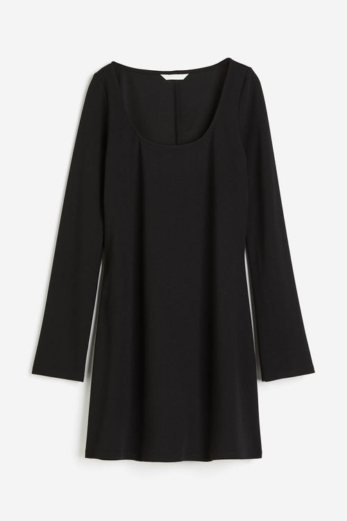 H & M - Square-neck jersey...