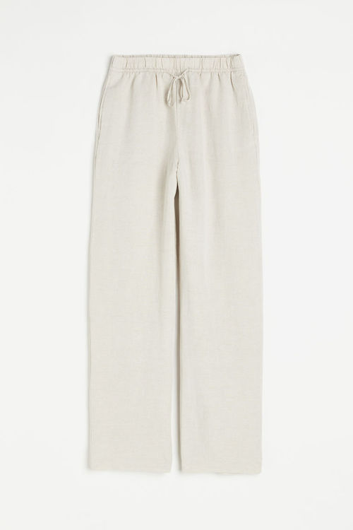 H & M - Linen-blend pull-on...