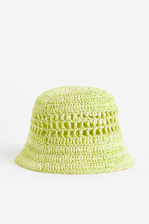 H & M - Crochet-look straw...