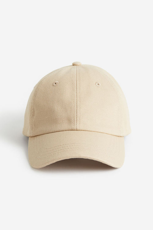 H & M - Canvas cap - Beige