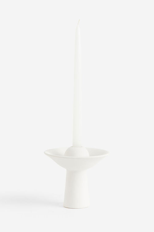 H & M - Stoneware candlestick...