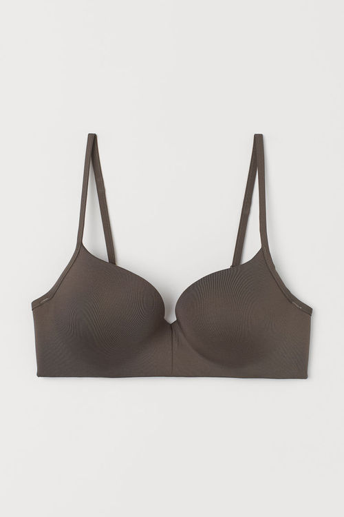 H & M - Super push-up bikini top - Beige, Compare