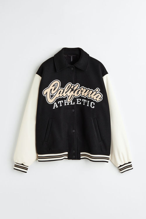 H & M - Appliquéd baseball...