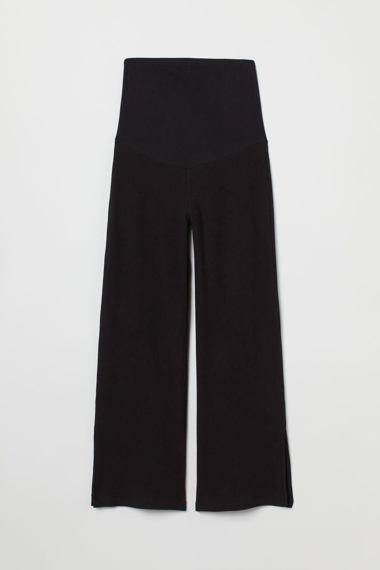 H M H & M - Wide Twill Trousers - Brown for Women