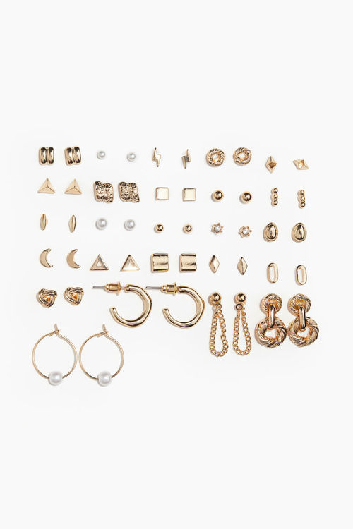 H & M - 25 pairs earrings -...