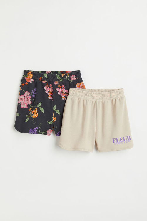 H & M - 2-pack sweatshorts -...