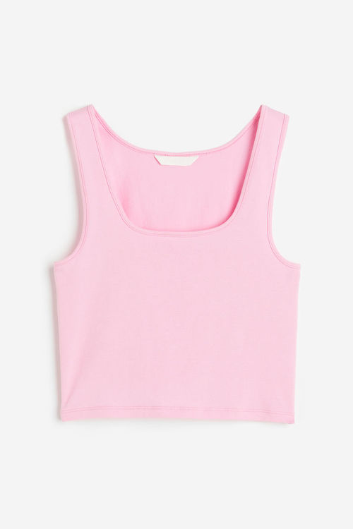 H & M - Cropped vest top -...