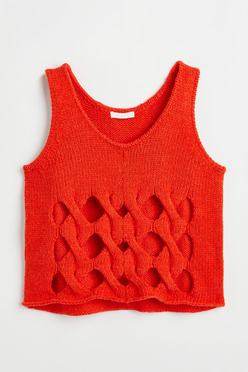 H & M - Knitted vest top -...