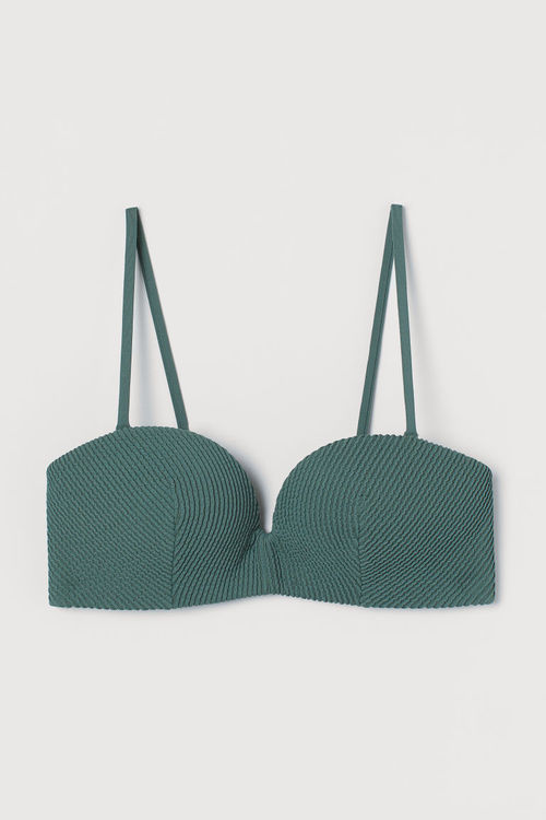 H & M - 2-pack push-up bras - Green, Compare