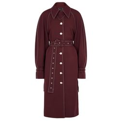 Stine Goya Flo Burgundy Trench Coat