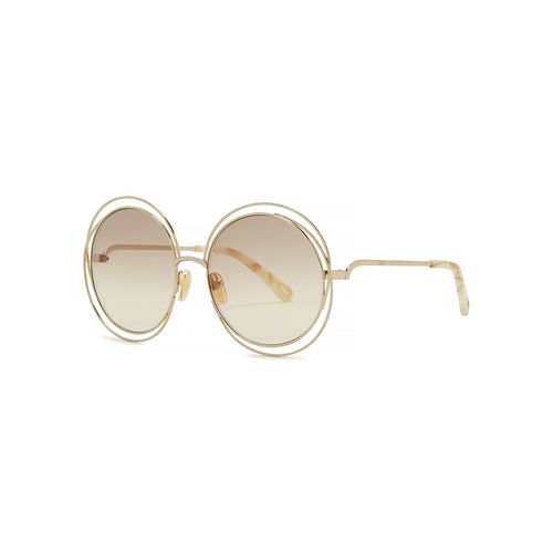 Chloé Carlina Gold-tone...