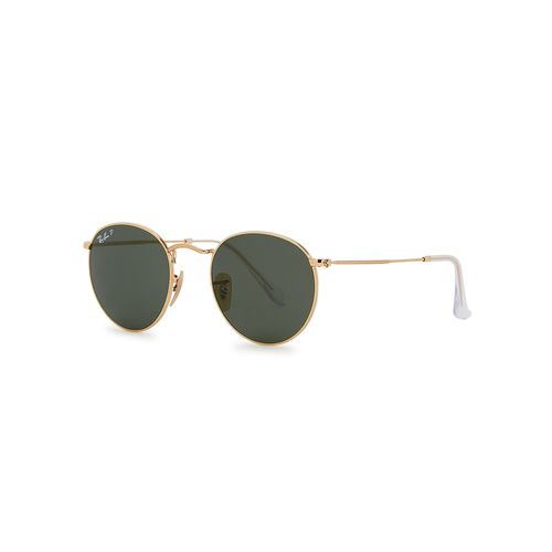 Ray-Ban Gold-tone Round-frame...