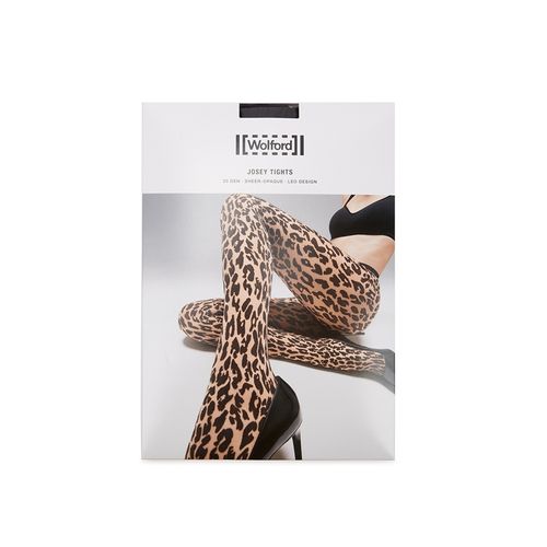 WOLFORD Josey 20 denier leopard-print tights