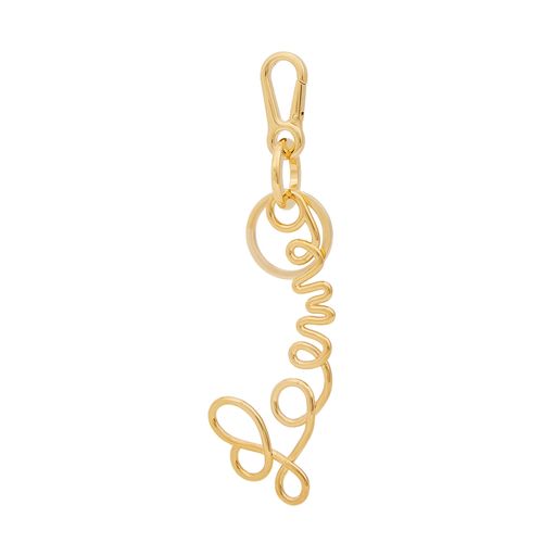 Loewe Logo Keyring - Gold -...