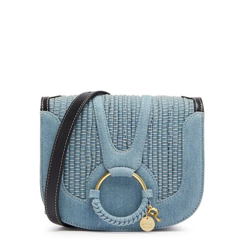 COACH Hayden Blue Logo-jacquard Denim Cross-body Bag