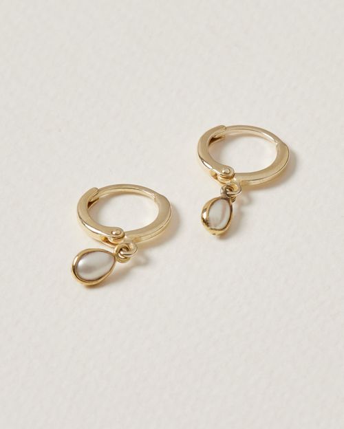 Auden Tiny Teardrop Pearl &...