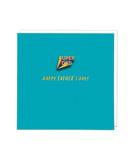 Super Dad Enamel Pin Father's...