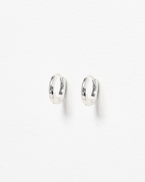 Sasha Silver Hoop Earrings