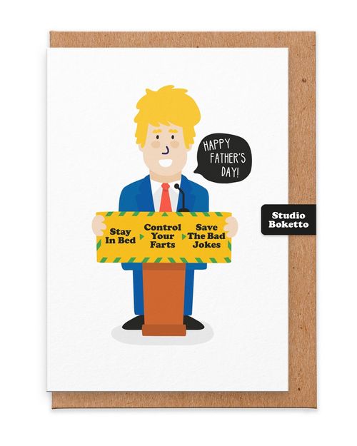 Boris Father's Day Card