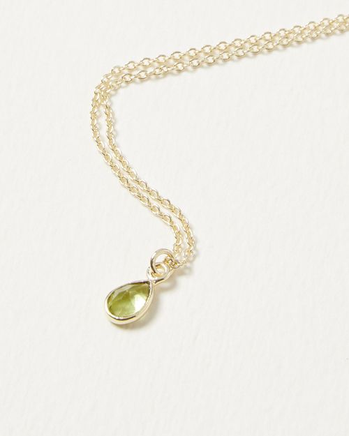 Auden Green Peridot & Gold...