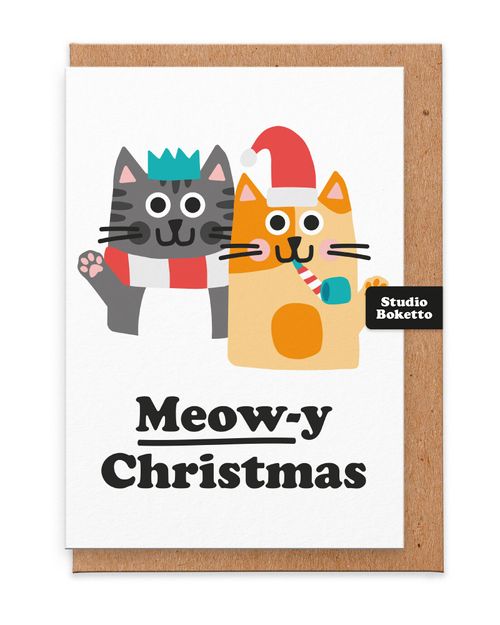 Meowy Christmas Christmas Card