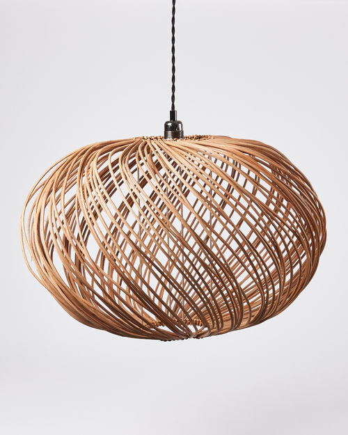 Espiral Rattan Pendant Lamp...