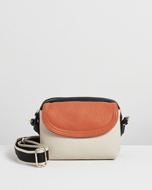 Simen Neon Cream Crossbody Bag