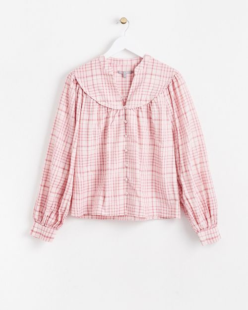 Check Print Tonal Pink...