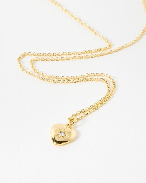 Coco Heart Gold Plated...