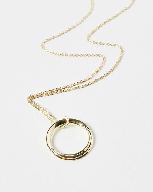 Tia Large Loop Gold Plated...