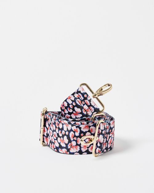 Pink Floral Replacement Bag Strap