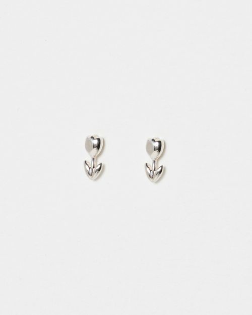 Josie Tulip Silver Stud...