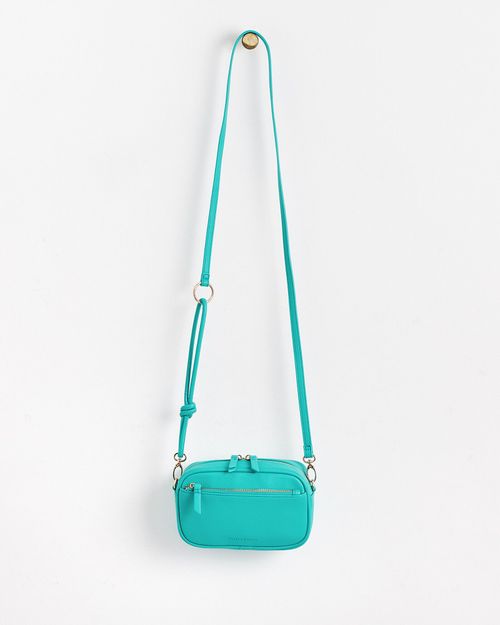 Buy Oliver Bonas Green Niki Net Sparkle Fabric Shopper Bag from