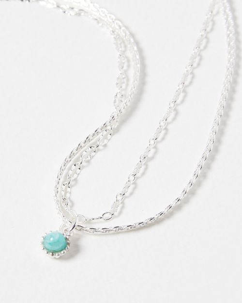 Calla Blue Amazonite Silver...