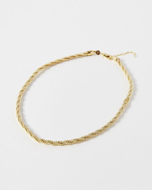 Dapple Twisted Bead Gold...