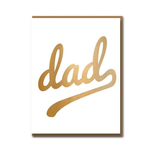 Dad Gold Foil Father's Day...