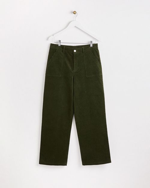 Olive Green Wide Leg...