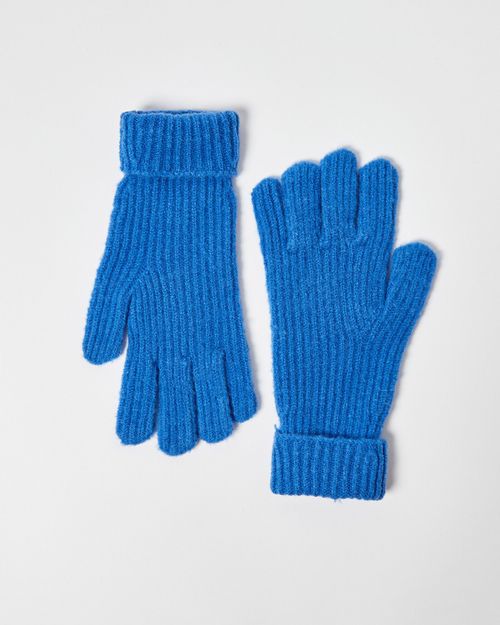 Cobalt Blue Knitted Gloves