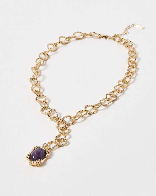 Vallie Textured Gold Links &...