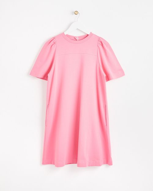 Pink Sweatshirt Mini Dress,...