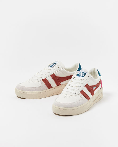 Gola Grandslam Trident Orange Spice Trainers, size UK 8