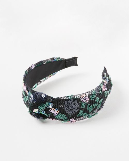 Paloma Sequin Flower Green...