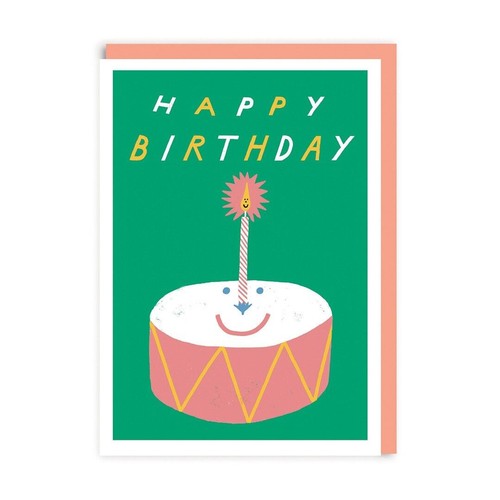 Drum Happy Birthday Card
