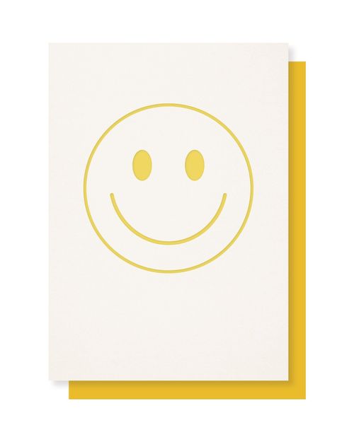 Smiley Face Yellow Greeting...