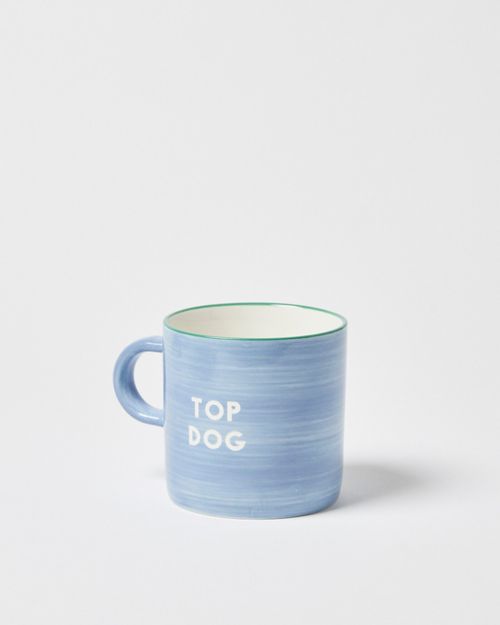 Top Dog Blue Ceramic Mug